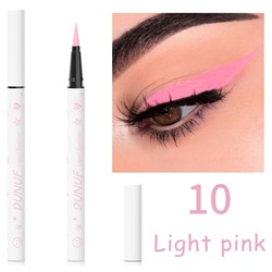 Цветная водостойкая подводка для глаз DUNUF Liquid liner 10