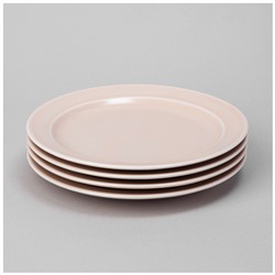 НАБОР ТАРЕЛОК ДЕСЕРТНЫХ LEFARD TINT 20 СМ (РОЗОВЫЙ) 4 ШТ.