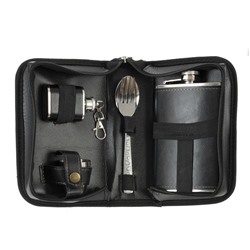 Набор с фляжкой 220 мл, 6 в 1, L12 W7 H18,5 см