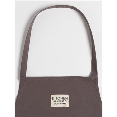 Фартук Этель Kitchen 60х70 см, цв. серый, 100% хл, саржа 220 г/м2