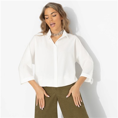 Блуза на кулиске, Твой личный тренд (белая)