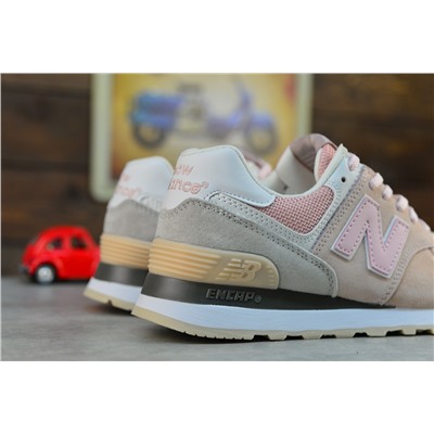 Премиальные New Balance 574 из натуральной замши