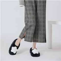 Тапочки «Махровые звёздочки» с задником