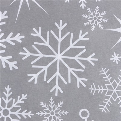 Постельное бельё «"Этель"» 1.5 сп Snow fall, 143х215 см, 150х214 см, 70х70 см - 2 шт, бязь