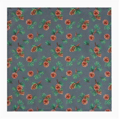 Набор новогодних салфеток Этель «Лес», 46х46 см - 4 шт, хлопок, саржа