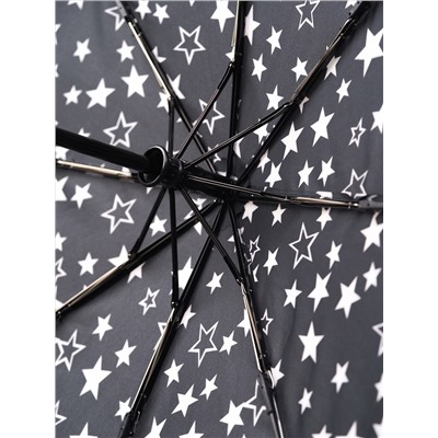 Q25807 (Звезды на черном) Зонт женский автомат Henry Backer