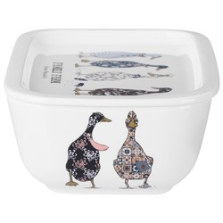 БЛЮДО С КРЫШКОЙ LEFARD "FAMILY FARM" ПРЯМОУГ. 19*13*6,5 СМ 740 МЛ (КОР=18ШТ.)