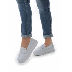 03-PDD171-6 GRAY/VIOLET Полуботинки женские (натуральная кожа)