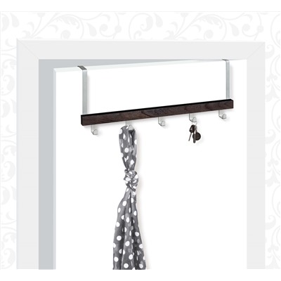 Вешалка надверная Альберо SHT-WH25
                        венге / алюм.мет