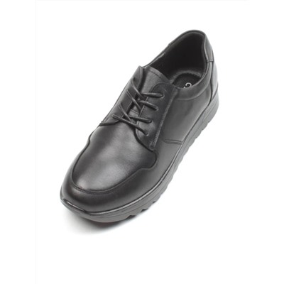 03-5307 BLACK Полуботинки женские (натуральная кожа)