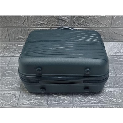 Бьюти-кейс, полипропилен, MIRONPAN 23130 Темно-зеленый