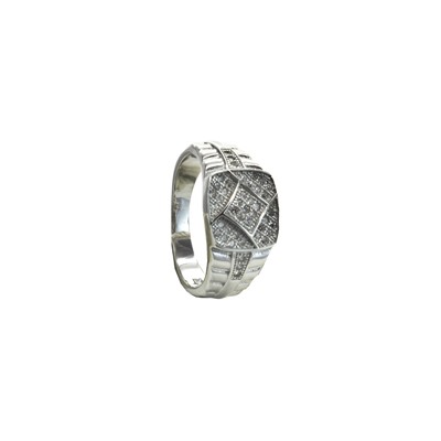 Кольцо с фианитами ТФКВ.126ФТ-