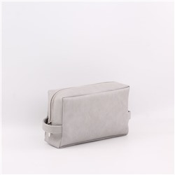 *Сумка 638 итальянский светло-серый (несессер)