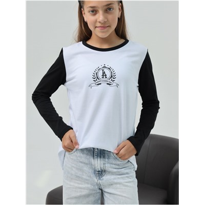 Лонгслив "ЛА" Детский Чер-Бел