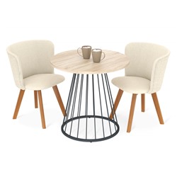 Обеденная группа SHT-DS315
                        дуб сонома / антрацит / бежевый / светлый орех