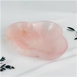 Радуга Самоцветов Чаша из мадагаскарского Розового кварца
