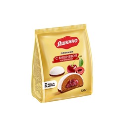 «Яшкино», пряники с вишнёвой начинкой, 350 г