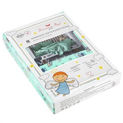 Постельное белье, комплект 1,5 спальный "Полосатые мишки" 3, 4 предмета: пододеяльник 145х215см, простыня 150х215см, 2 наволочки 70х70см с клапаном-запахом, бязь "Комфорт" 121г/м2, хлопок 100%, упаковка "классическая" ПВХ 32х41см, "Домашняя мода" (Ро