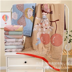 Soft gauze bath towel, tube top, quick dry, wholesale