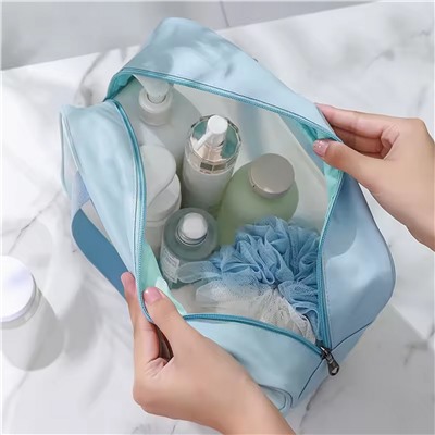 Kristaller Косметичка Washbag rectangular big, голубой