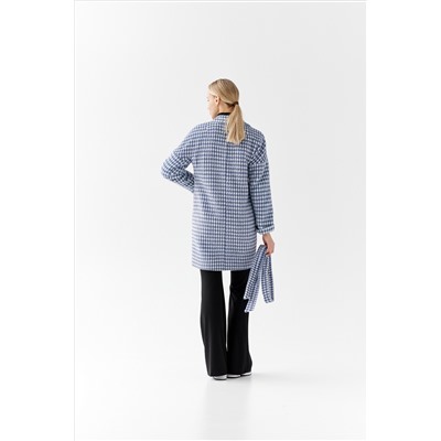 Пальто женское демисезонное 25990 (grey blue)