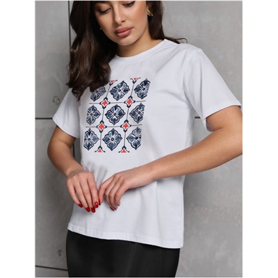 Футболка "Плитка" женская