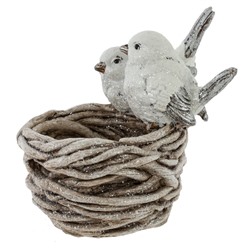 Фигурка декоративная "Птички", L11 W9 H10 см