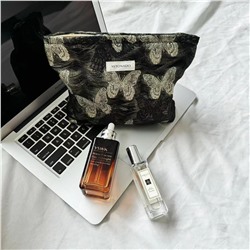Retro three dimensional golden capacious cosmetic bag, small clutch bag, storage bag, liner