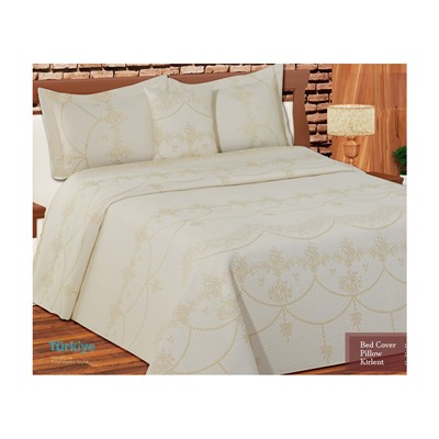 Жаккардовое Покрывало 250x250 см с 3-мя Наволочками FLORID - FIRST Elegant