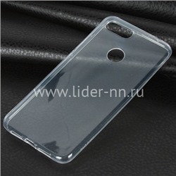 Задняя панель для Xiaomi Mi 8 Lite Силикон  прозрачная (пакет)
