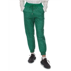 2847 GREEN Брюки спортивные зимние женские