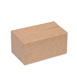 Коробка складная, бурая, для упаковки, хранения и переезда, 20×11.2×10 см