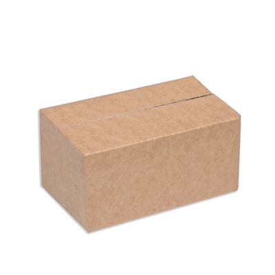 Коробка складная, бурая, для упаковки, хранения и переезда, 20×11.2×10 см