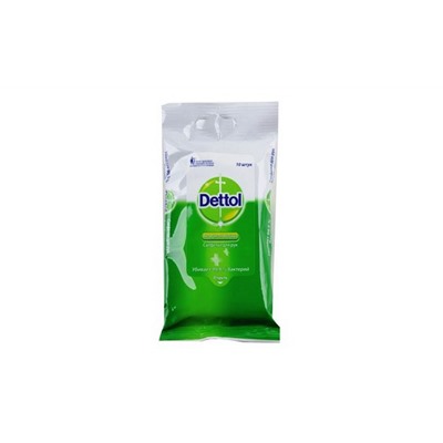 Dettol Салфетки 10шт Антибактериальные