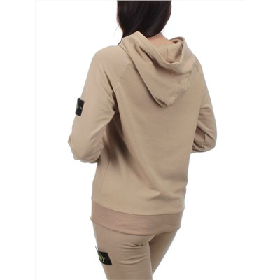 E102 BEIGE Костюм спортивный женский (хлопок 90%, полиэстер 10%)