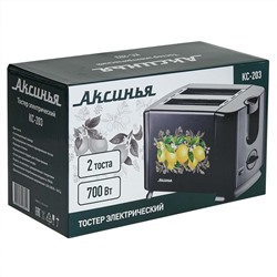 Тостер 700 Вт АКСИНЬЯ КС-203 "Лимоны"
