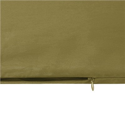 Комплект постельного белья из премиального сатина оливкового цвета из коллекции Essential, 200х220 с