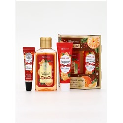 URAL LAB Арома Саунд Набор гель для душа, крем для рук и бальзам для губ, мандарин