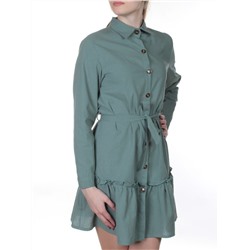 806 Платье хлопковое с рюшами Fashion