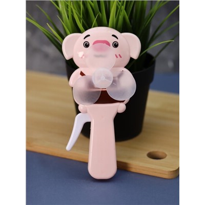 Портативный механический ручной вентилятор «Piglet», mix, шоу-бокс 24 шт.