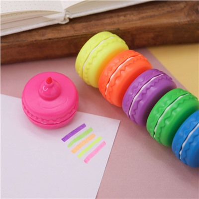 Маркер текстовыделитель "Highlighters", 5 в 1, mix, шоу-бокс 20 шт.