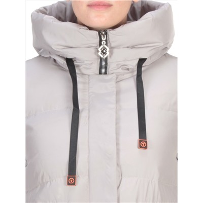 8966 LIGHT GRAY  Пальто зимнее женское CLOUD LAG CAT (200 гр. холлофайбер)