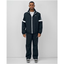 Спортивный костюм мужской весна-лето темно-синего цвета 25736TS