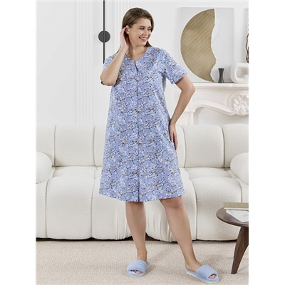 Женский халат Забвение-2 Х-773 / голубой