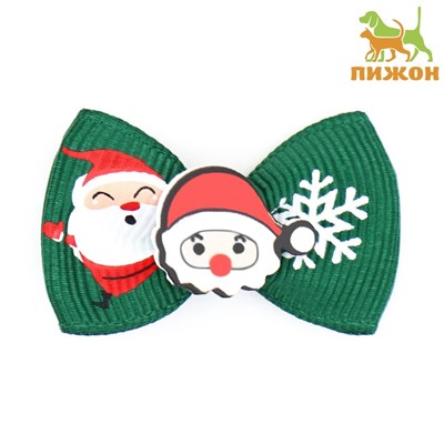 Резинка новогодняя для животных "Мороз", зелёная