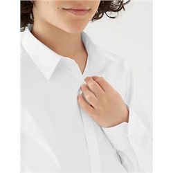 2pk Boys' Slim Fit Non-Iron School Shirts (2-18 Yrs)