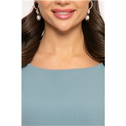 Платье-футляр "Основной инстинкт" (мята) П4805