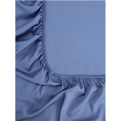 Простыня на резинке SL Home Modal 140×200+30 см, синяя