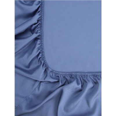 Простыня на резинке SL Home Modal 140×200+30 см, синяя