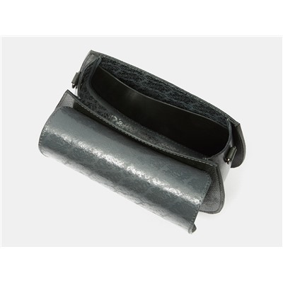 Серый кожаный женский клатч из натуральной кожи «KB0026-MG Dark Gray Piton»